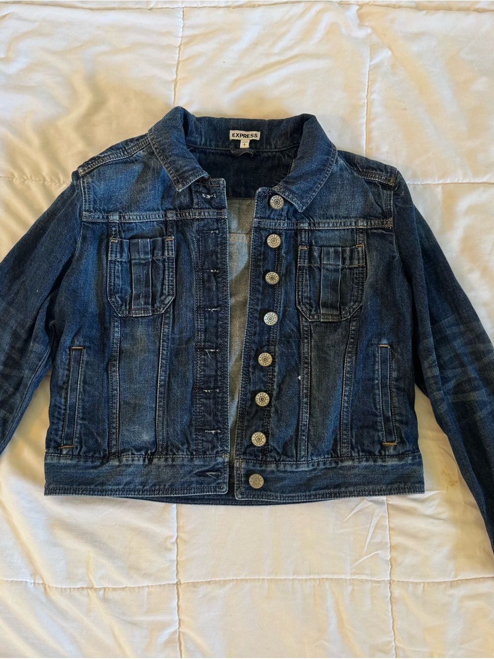 Express Dark Denim Jacket